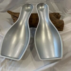 Pair of Vintage Wilton Aluminum 3D Bowling Pin Cake Pans Mold